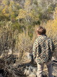 Load image into Gallery viewer, Macchu Brown/Teal Multi Stripe Sherpa