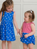 Load image into Gallery viewer, Stars & Stripes Shoulder Twirl Dress