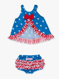 Load image into Gallery viewer, Stars & Stripes Bloomer Set
