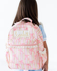 Load image into Gallery viewer, Pink Bows Ruffle Backpack