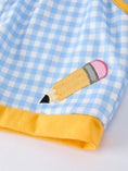 Load image into Gallery viewer, Back To School Pencil Applique Shorts Set