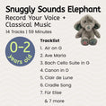 Load image into Gallery viewer, Storypod Plush - Snuggly Sounds Elephant
