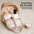 Load image into Gallery viewer, Diaper Bag Backback W/ Changing Pad