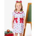 Load image into Gallery viewer, Apple Orchard Bow Peter Pan Dress