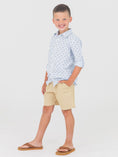 Load image into Gallery viewer, Khaki Stretch Chino Shorts