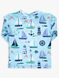 Load image into Gallery viewer, Blue Sweet Sails Long Sleeve Rash Guard