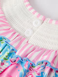 Load image into Gallery viewer, I <3 Dad Embroidery Smocked Dress