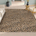 Load image into Gallery viewer, Animal Print Leopard Pattern Flat-Weave Rug 5 x 7'