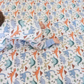 Load image into Gallery viewer, Dino Dude Convertible Zip Romper