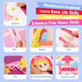 Load image into Gallery viewer, Princess Makeover Felt Busy Book