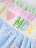 Load image into Gallery viewer, I <3 Mom Smocked Bloomer Set