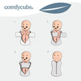 Load image into Gallery viewer, Easy Zipper Wrap Swaddle Blankets