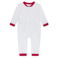Load image into Gallery viewer, Blank Infant Boy's Drop Flap Gingham Trim Playsuit