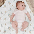 Load image into Gallery viewer, Reversible Baby Blanket Howdy Partner Blue