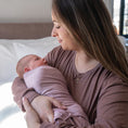 Load image into Gallery viewer, Halo Mauve Supersoft Bamboo Sleepsack Swaddle