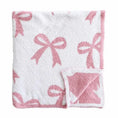 Load image into Gallery viewer, CuddleLane Bows Luxe Blankets