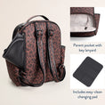 Load image into Gallery viewer, Brown Leopard Mini plus Backpack