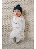 Load image into Gallery viewer, Vintage Airplanes Muslin Swaddle