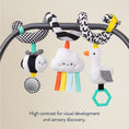 Load image into Gallery viewer, Itzy Bitzy Spiral Car Seat Toy- High Contrast