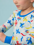 Load image into Gallery viewer, Plane Parade Long Sleeve Pajama Set