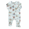 Load image into Gallery viewer, Little Duckling Zipper Footie