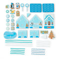 Load image into Gallery viewer, Wooden Gingerbread House Play Set - Winter Frost