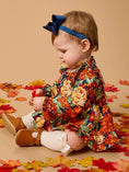 Load image into Gallery viewer, Autumn Blooms Long Sleeve Bow Swing Top & Ruffle Bloomer Set