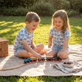 Load image into Gallery viewer, Choo Choo Shorts/Short Sleeve PJ Set