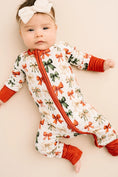 Load image into Gallery viewer, Holiday Bows Bamboo Sleeper