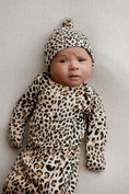 Load image into Gallery viewer, Leopard Knotted Gown & Hat