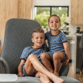 Load image into Gallery viewer, Youth Sleep Short Set- Jumbo Mallards Blue