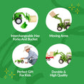 Load image into Gallery viewer, Green Tractor & Implements