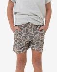 Load image into Gallery viewer, Burlebo Classic Deer Camo Grey Pocket Everyday Shorts
