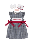 Load image into Gallery viewer, Arkansas Smocked Gingham Dress