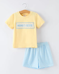 Load image into Gallery viewer, Mama's Bestie Embroidery Boys Set