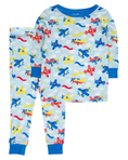 Load image into Gallery viewer, Plane Parade Long Sleeve Pajama Set