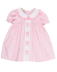 Load image into Gallery viewer, Pretty Bows Gingham Embroidered Dress