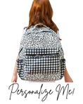Load image into Gallery viewer, Ruffle Leopard Backpack