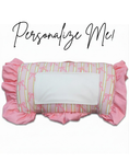 Load image into Gallery viewer, Pink Bows Ruffle Nap Mat