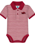 Load image into Gallery viewer, Arkansas Razorback Striped Bodysuit