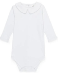 Load image into Gallery viewer, Long Sleeve Infant Peter Pan Collar Bodysuit