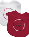 Load image into Gallery viewer, Arkansas Razorback Bibs 2-Pack