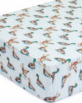 Load image into Gallery viewer, Down By The Pond Crib Sheet