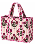 Load image into Gallery viewer, Stripe Floral Mini Quilted Bag