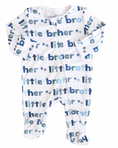Load image into Gallery viewer, Little Brother Sibling Zipper Footie