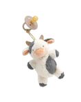 Load image into Gallery viewer, Bitzy Pal Natural Rubber & Plush - Cow
