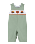 Load image into Gallery viewer, Turkey Smocked Overalls