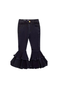Load image into Gallery viewer, Black Denim Flares
