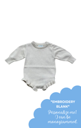 Load image into Gallery viewer, Ivory Knit Ruffle Onesie