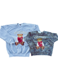 Load image into Gallery viewer, Arkansas Teddy Bear Youth Sweatshirt